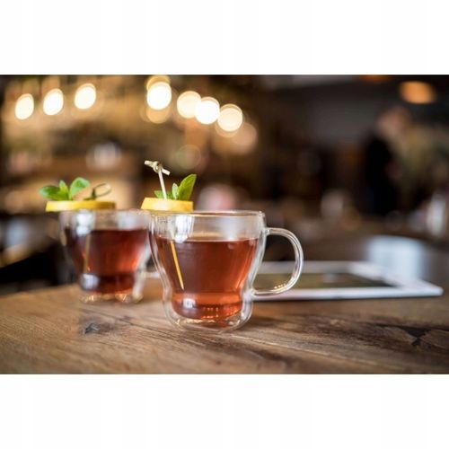 Filiżanka Vialli Design BOLLA SZKLANKI Z PODWÓJNĄ ŚCIANKĄ 370 ml 2 szt. na Arena.pl