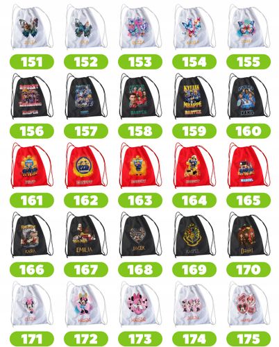 WOREK PLECAK SPORTOWY NA WF DLA DZIECI - SUPER MARIO BROS + IMIĘ! LUIGI na Arena.pl