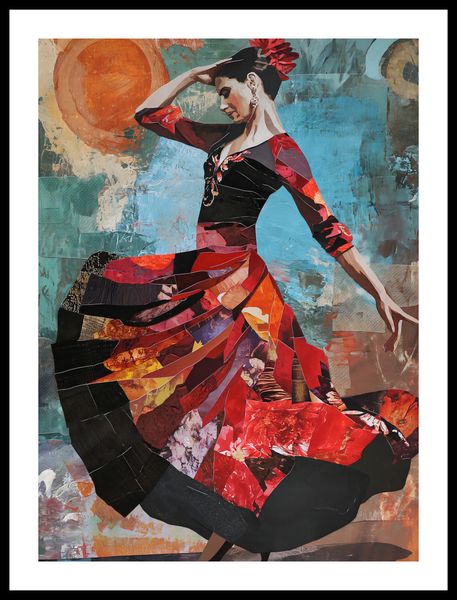 Plakat 40x55cm Taniec Flamenco zdjęcie 3