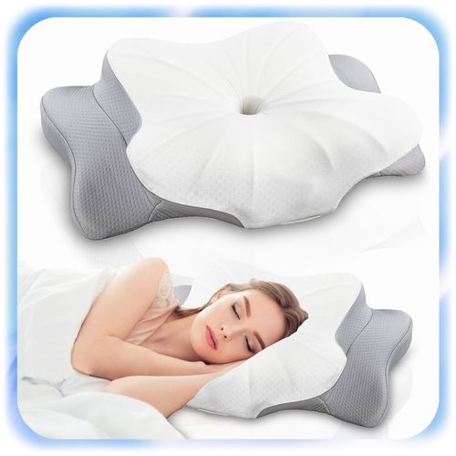 PODUSZKA ORTOPEDYCZNA ERGONOMICZNA PIANKI MEMORY PROFILOWANA POD KARK SZYJĘ na Arena.pl