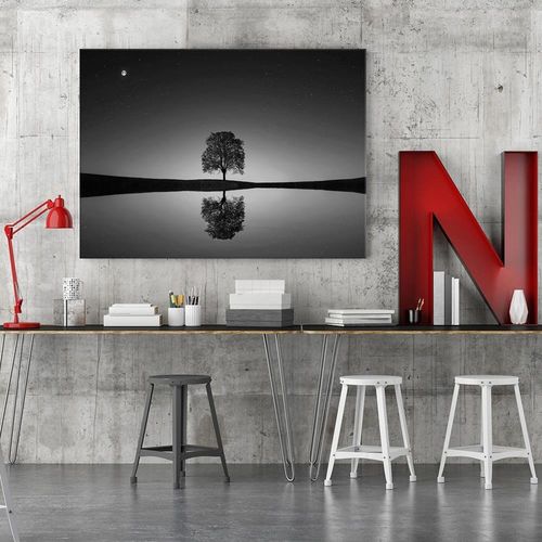 Obraz na płótnie - Canvas, Samotne drzewo 2 90x60 na Arena.pl