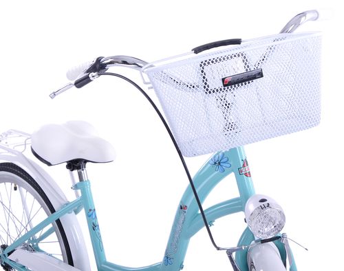 Rower Kozbike Junior 24 morsko-biały na Arena.pl