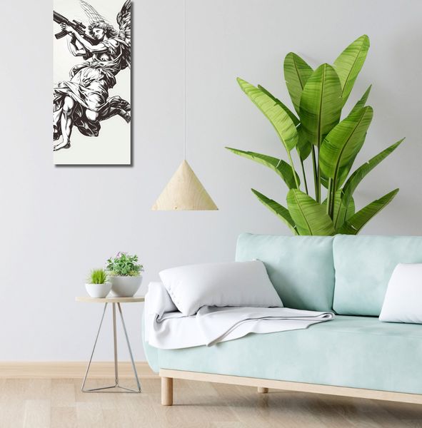 Obraz 30x70cm Anioł Wojny zdjęcie 2