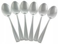 ŁYŻECZKI Komplet 6szt Łyżeczek Łyżeczka Zestaw Sztućców Sztućce 8345