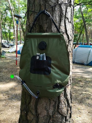 Prysznic Turystyczny Solarny z Termometrem Polowy na Arena.pl