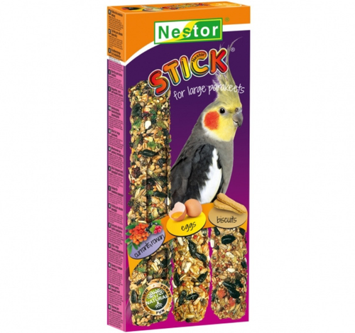 NESTOR Kolba 3 szt. ptaków papugi nimfy porzeczki jarzębina jajka biszkopty na Arena.pl