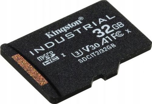 Kingston Industrial microSDHC 32GB Class 10 A1 pSLC + SD Adapter na Arena.pl