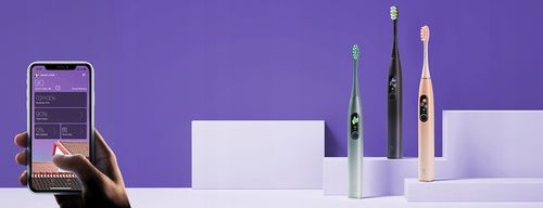 OCLEAN X Pro szczoteczka soniczna do zębów fiolet na Arena.pl