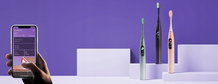 OCLEAN X Pro szczoteczka soniczna do zębów fiolet zdjęcie 8