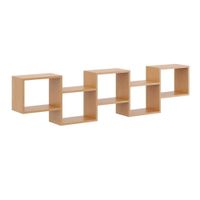 Półka ścienna, wisząca, regał, 186x18x44 cm, olcha, mat | TYLETEGOTU