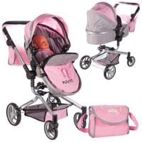 Wózek Dla Lalek Głęboki Spacerówka Księżniczka