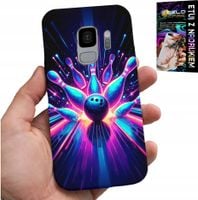 ETUI DO SAMSUNG GALAXY S9 - KRĘGLE BOWLING STRIKE POKROWIEC, PLECKI