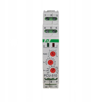 PRZEKAŹNIK CZASOWY 4-FUNKCYJNY 0,1S-576H 230VAC 24VAC/DC F&F PCU-510DUO