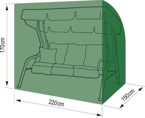 POKROWIEC NA HUŚTAWKĘ OGRODOWĄ 220 x 150 x 170 cm na Arena.pl