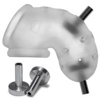 pas cnoty airlock electro air-lite vented chastity clear oxballs