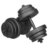 Hantle kompozytowe gryf 20 kg zestaw 2x10kg