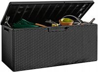 Skrzynia ogrodowa tworzywo sztuczne 340 l szary