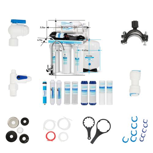 UŻYWANY Geekpure 5-stopniowy system filtracji wody z osmozą i filtr 75GND na Arena.pl