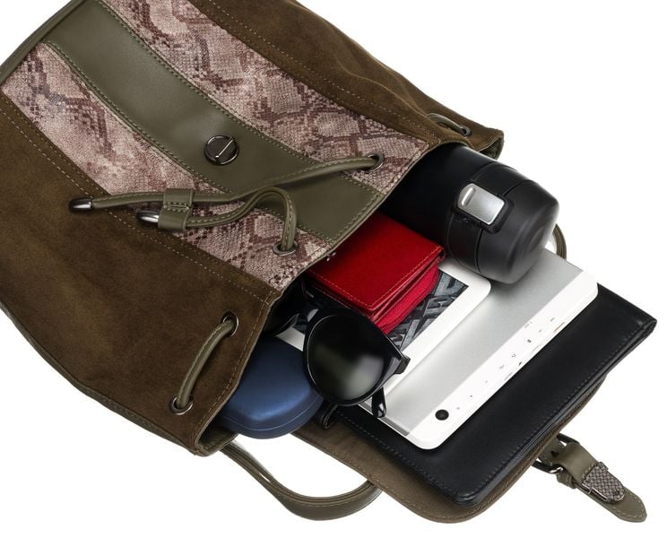 plecak damski 6885-2 khaki zdjęcie 6