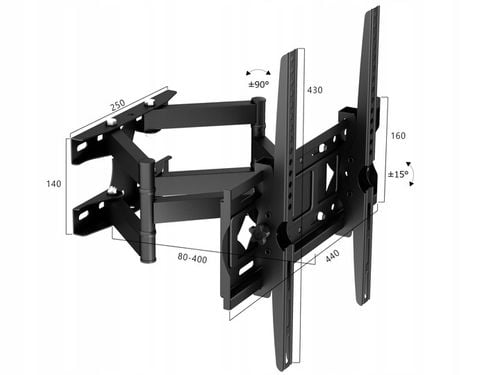UCHWYT DO TELEWIZORA 26-70 CALI obrotowy EXTRA MOCNY wieszak TV stelaż na Arena.pl