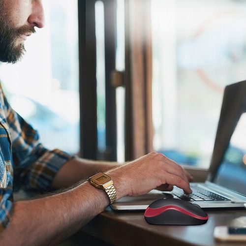 Myszka bezprzewodowa Logitech sensor optyczny na Arena.pl