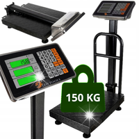 Waga Magazynowa Elektroniczna Sklepowa LCD 150kg Platformowa Towarowa