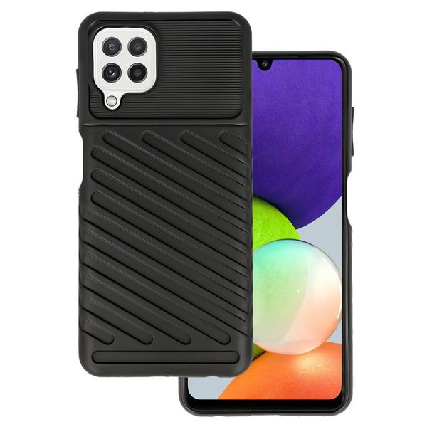 Thunder Case do Samsung Galaxy A22 4G/M22 4G Czarny zdjęcie 1