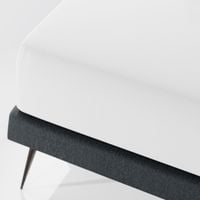 Prześcieradło białe 120x200 PAN MATERAC elastyczne bawełniane z gumką