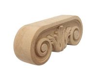 Kapitel głowica, podpora z pyłu drzewnego 200xH75 mm F560277