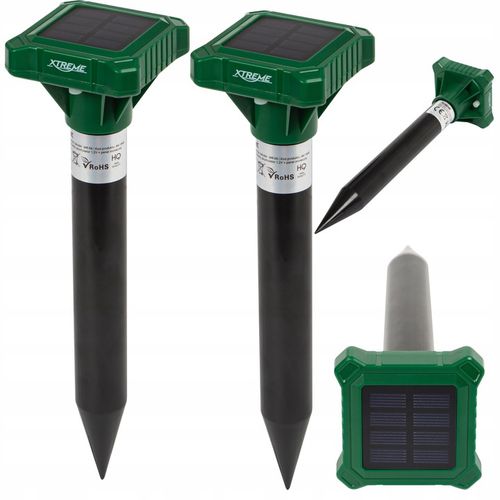 SOLARNY ODSTRASZACZ KRETÓW MOCNY NA GRYZONIE IP65 DO 560m 50-60dB 2SZT. na Arena.pl