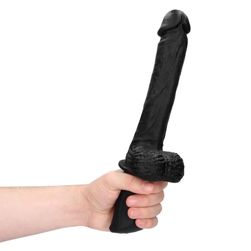 hand held liquid silicone vibrating and thrusting sex machine - black na Arena.pl