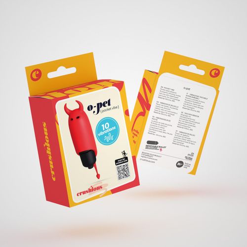 Crushious O-Pet Devil With 10 Vibration Bullet Red na Arena.pl