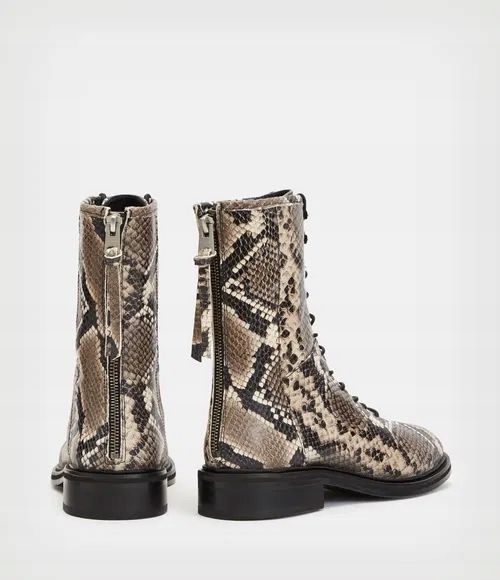 Botki ALLSAINTS Misty Leather Snake Effect B4ZW0364 roz.41 zdjęcie 2
