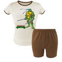 Krótka Piżama dziecięca Żółwie Ninja - Turtles