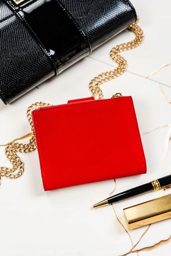 portfel damski średnich rozmiarów ze skóry ekologicznej - peterson na Arena.pl