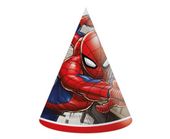 Czapeczki papierowe Spiderman Crime Fighter, 6 szt.