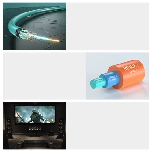 Kabel HDMI RUIPRO 10m, 8K, 48 Gbit/s, 4K120Hz, HDR/eARC/HDCP 2.2 / 3D na Arena.pl