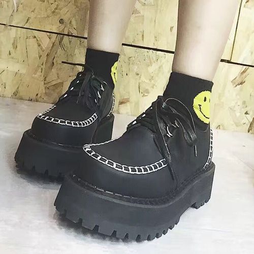 Buty Damskie - OXFORD - PLATFORMA na Arena.pl
