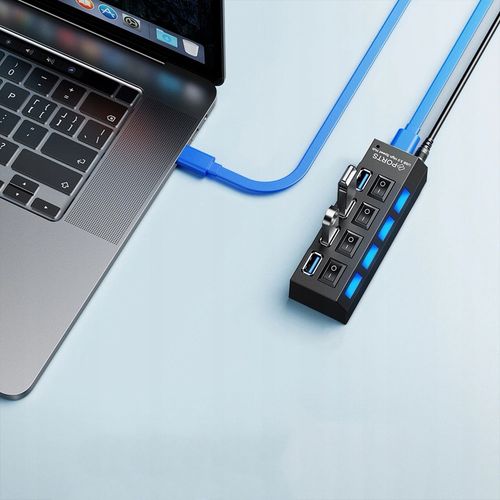 HUB USB ROZDZIELACZ 4 PORTÓW ROZGAŁĘŹNIK USB 3.0 na Arena.pl