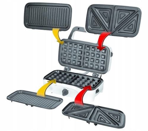 Opiekacz do kanapek / panini / grilla MPM MOP-33M Powłoka na Arena.pl