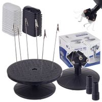 2x podstawka talerz obrotowy do aerografu stojak osłony uchwyt modelarski