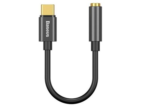 Adapter Baseus L54 USB-C Type C na mini Jack 3.5mm Audio black na Arena.pl