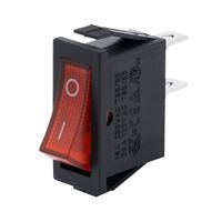 wyłącznik dwubiegunowy mini podświetlany - vt-206-1211