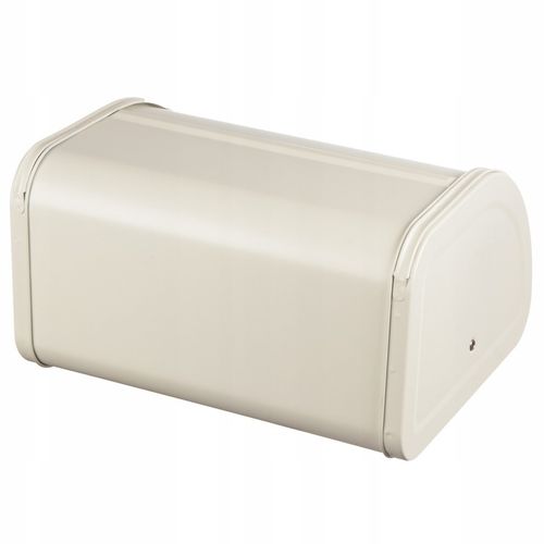 CHLEBAK POJEMNIK NA CHLEB BUŁKI PIECZYWO ŻYWNOŚĆ BIAŁY METALOWY POJEMNY na Arena.pl