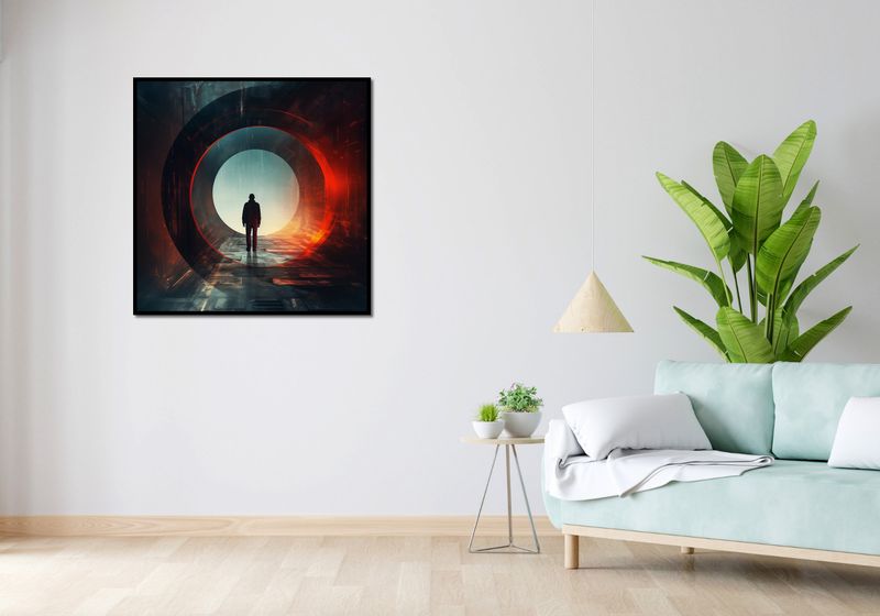 Plakat 90x90cm Portal do Świata zdjęcie 4