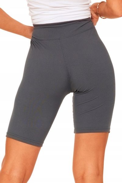 KOLARKI LEGGINSY GETRY DAMSKIE KRÓTKIE Z WYSOKIM STANEM W PRĄŻEK MORAJ S/M zdjęcie 5
