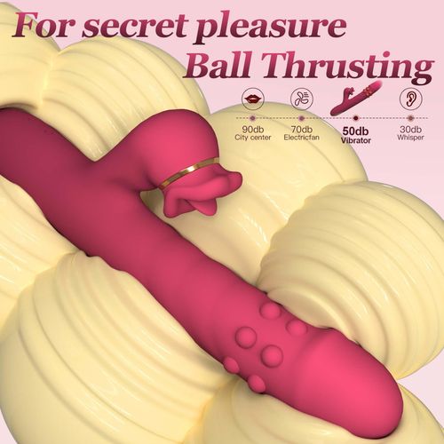 Silicone Vibrator - 7 Rotating Functions And 7 Licking Functions na Arena.pl