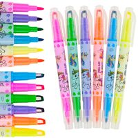 ZESTAW PISAKÓW MAZAKI zakreślacze 6SZT dwustronne