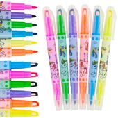 ZESTAW PISAKÓW MAZAKI zakreślacze 6SZT dwustronne