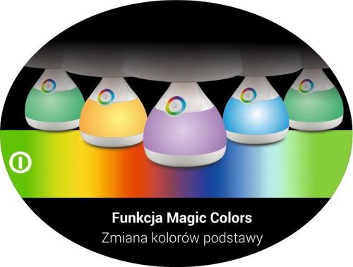 Lampka nocna Magic Night Ecru na Arena.pl